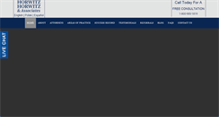 Desktop Screenshot of horwitzlaw.com